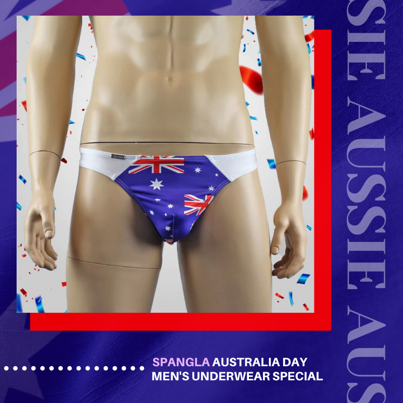 Bring in the Cheer for Australia Day in these Spangla Mens Underwear S