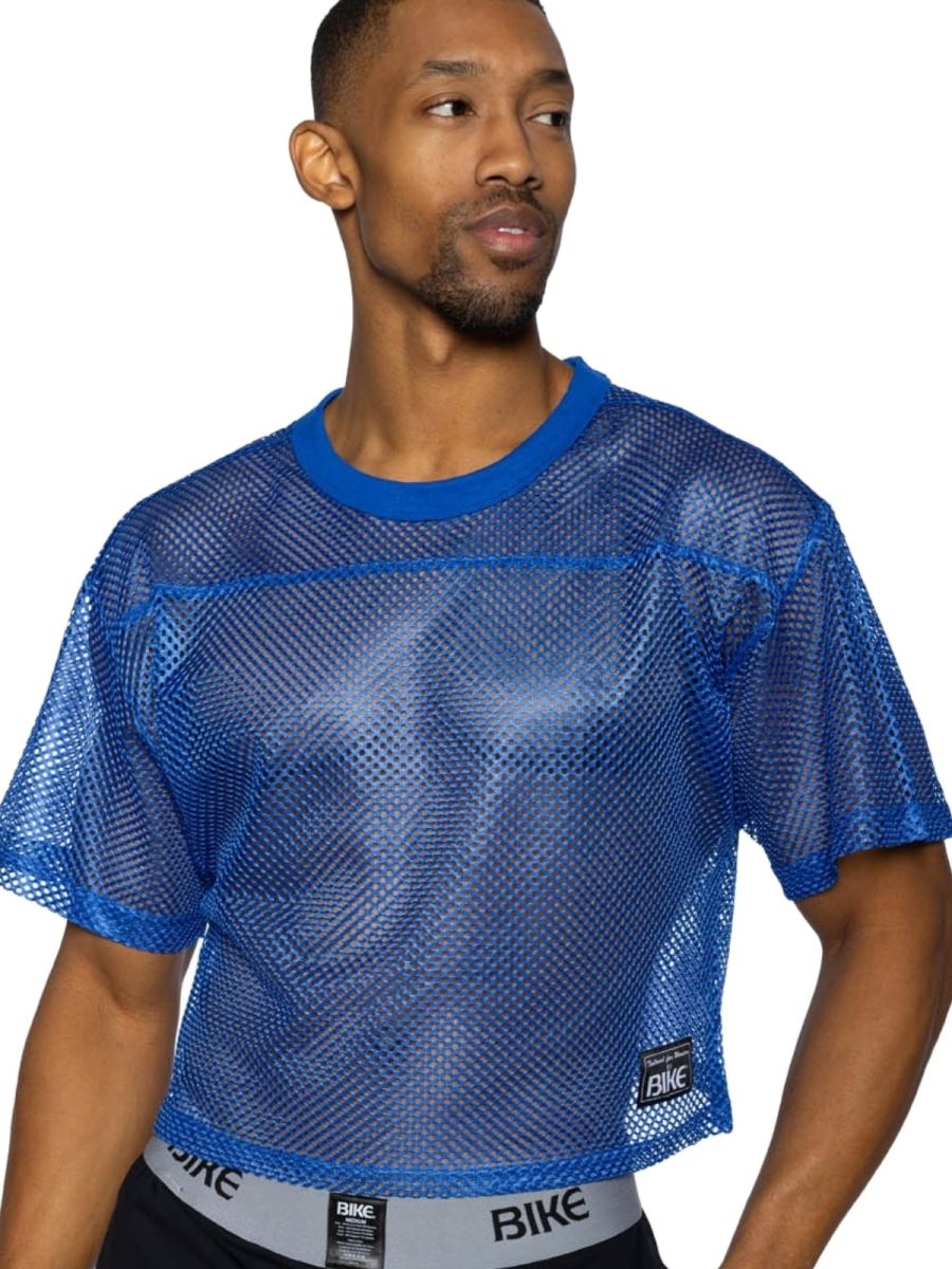 BIKE Athletic BAM134 Short Sleeve Practice Jersey Top Color Royal