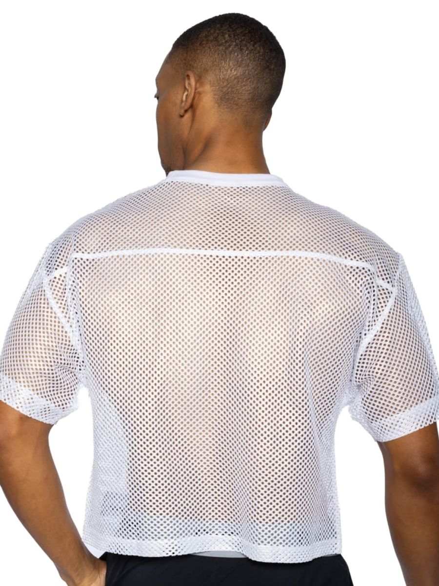 BIKE Athletic BAM134 Short Sleeve Practice Jersey Top Color White