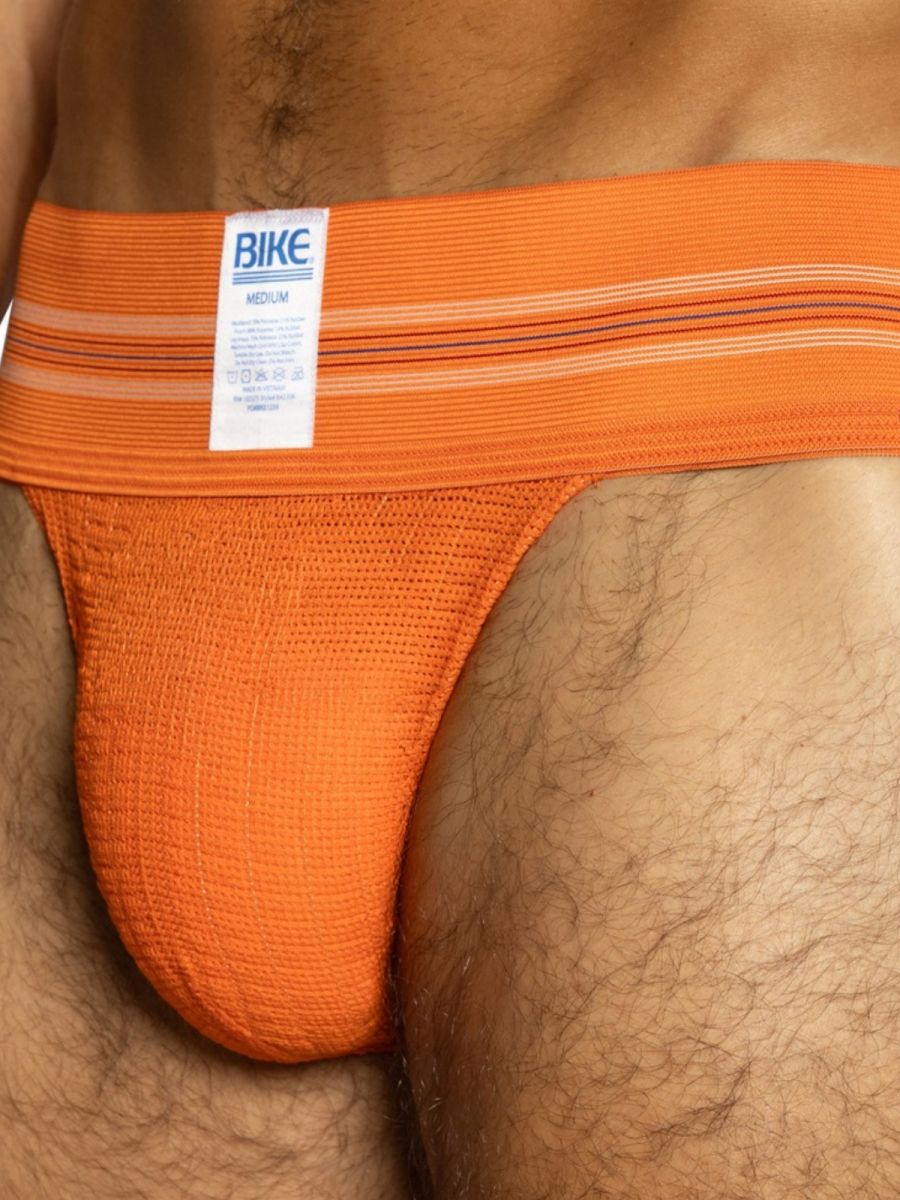 BIKE Athletic BAS306 Original Number 10 Jockstrap Performance Underwear Orange Plus Sizes