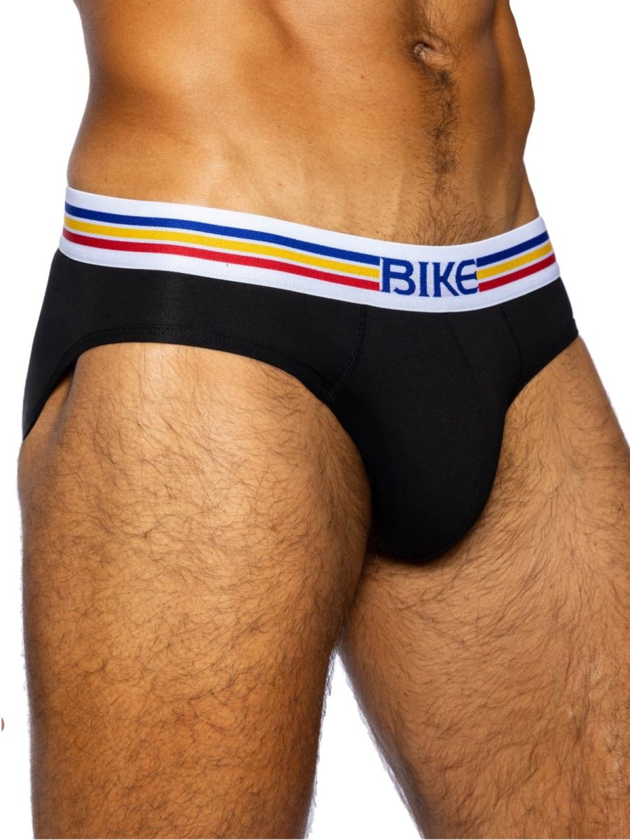 BIKE Athletic BAS327 Stretch Cotton Comfortable Brief Color Black