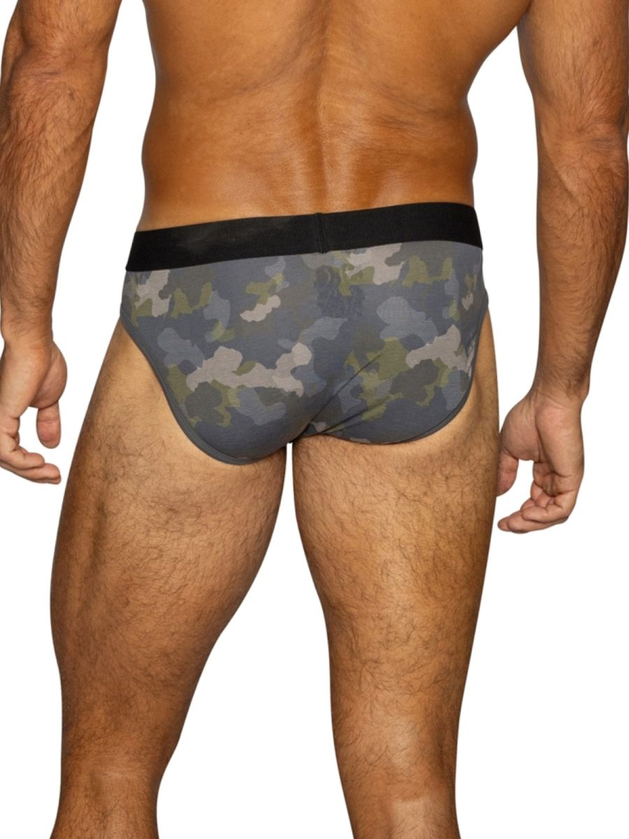 BIKE Athletic BAS327 Stretch Cotton Comfortable Brief Color Camo Plus Sizes