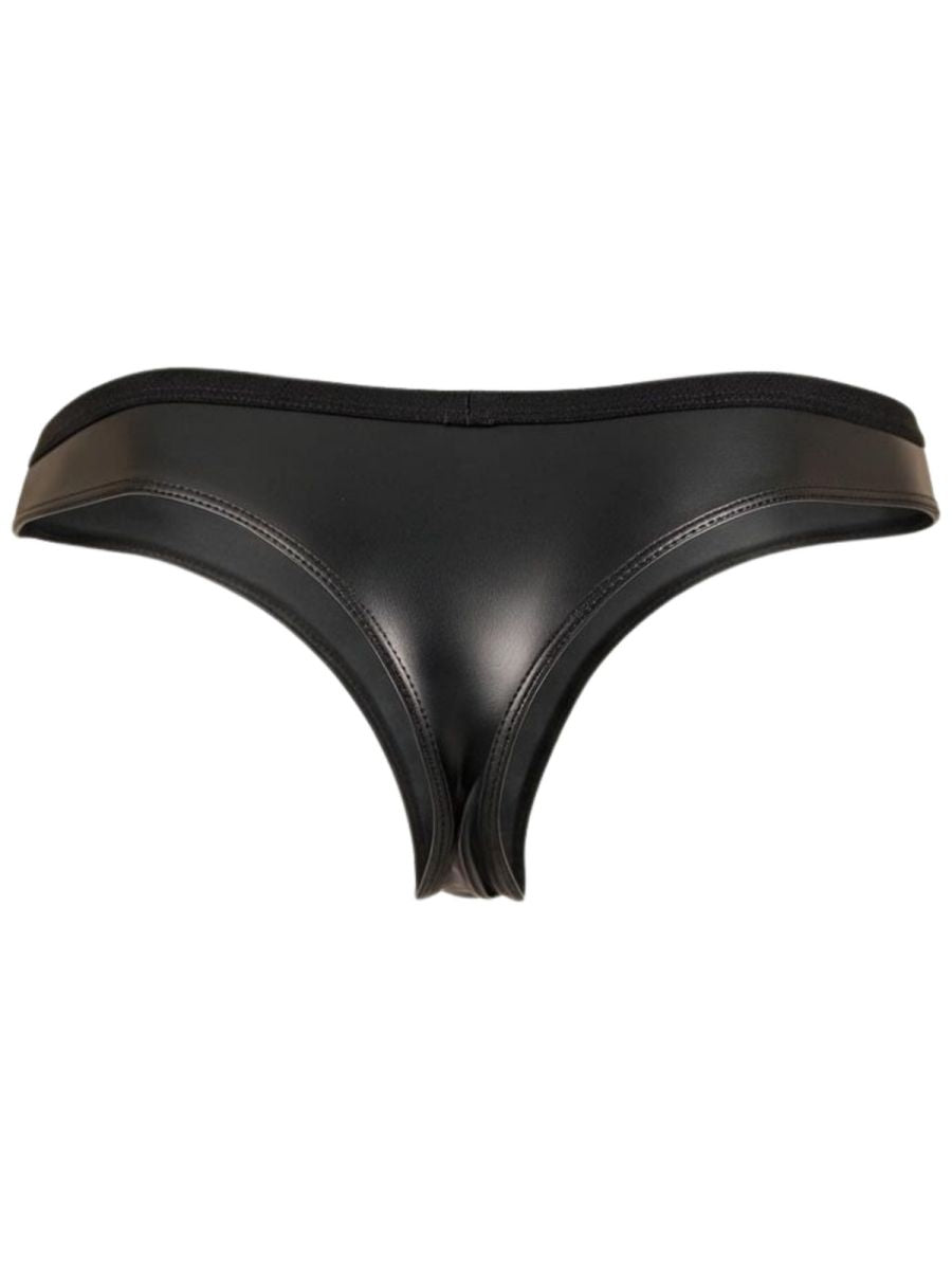 CandyMan 95009 Mens Intimate Sheer Lace Thongs Black