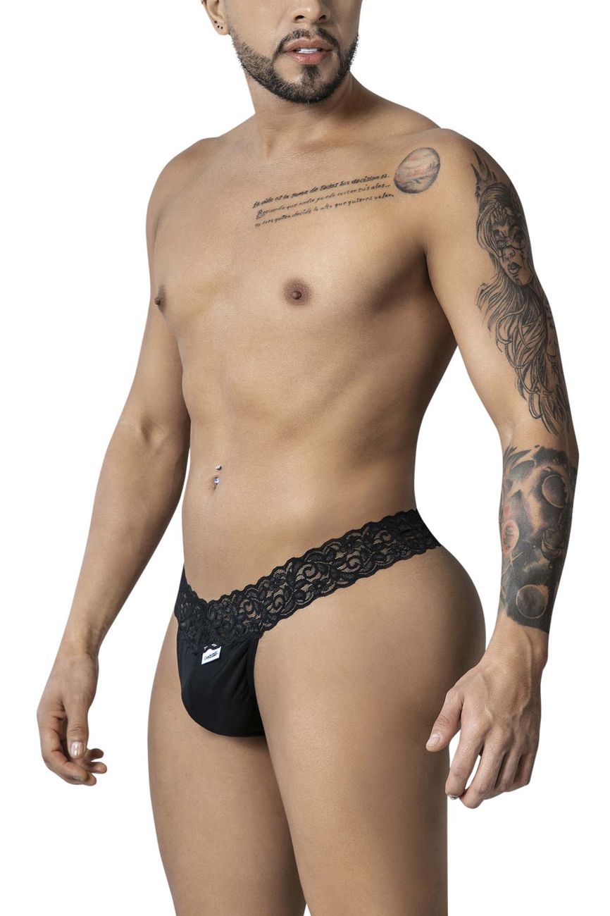 CandyMan 99370 Men Sexy Best Seller Thongs Black
