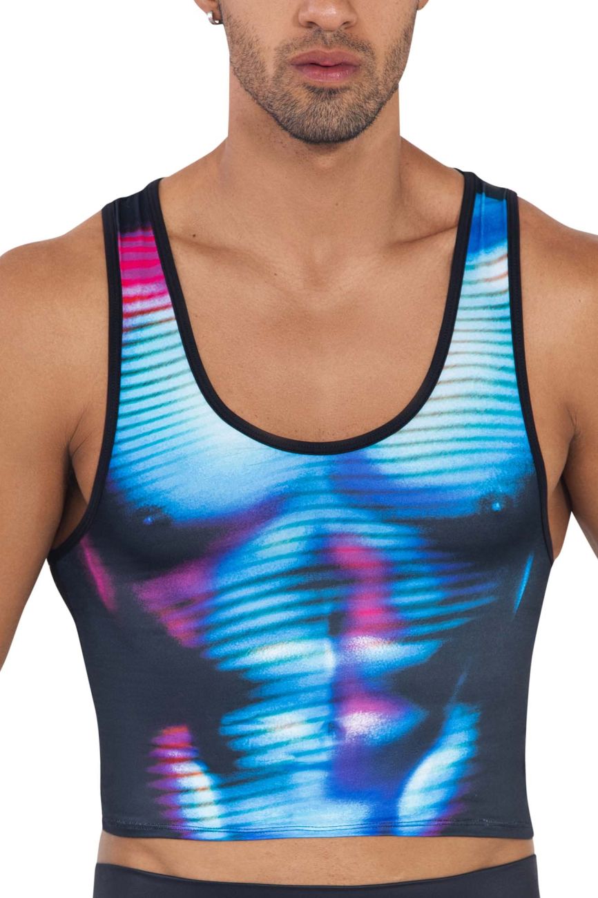 JCSTK - CandyMan 99726 Work-N-Out Top Moonlight Blue