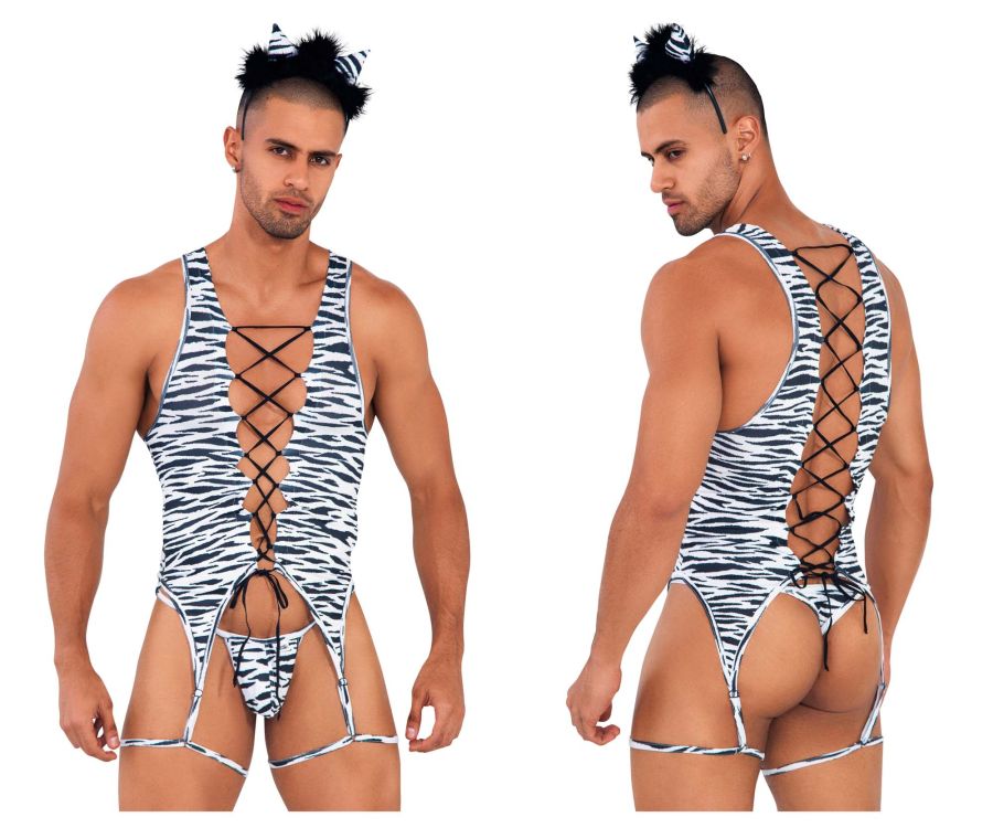 JCSTK - CandyMan 99734 Safari Bodysuit Zebra Print