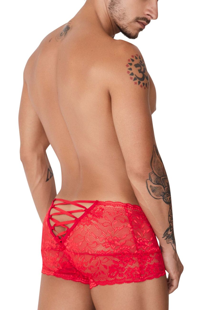 CandyMan 99745 Lace Trunks Red