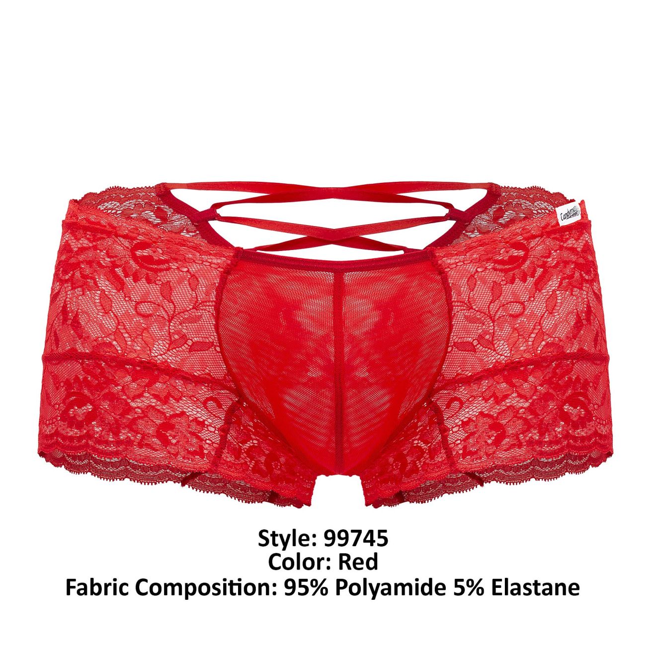 CandyMan 99745 Lace Trunks Red