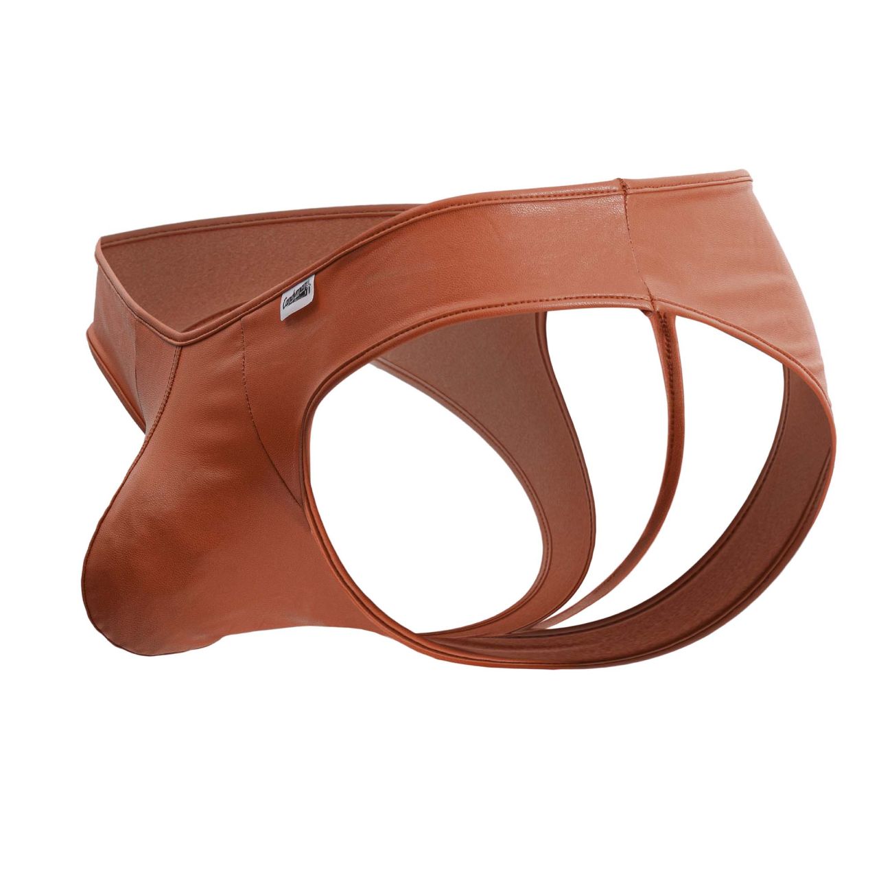 CandyMan 99908 Mens Heart Cut Out Back Briefs Red