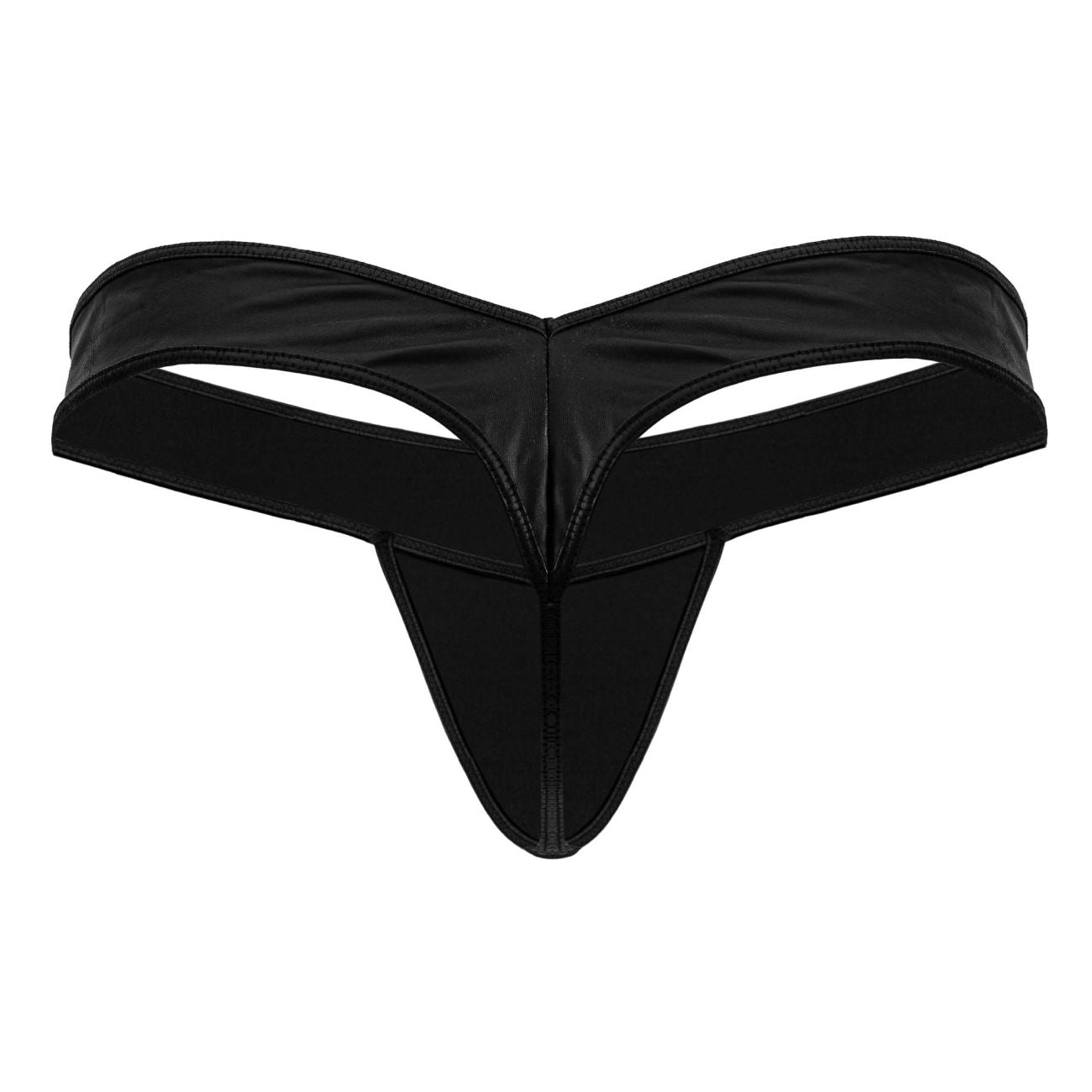 CandyMan 99912 Male Costume Police Thong Black