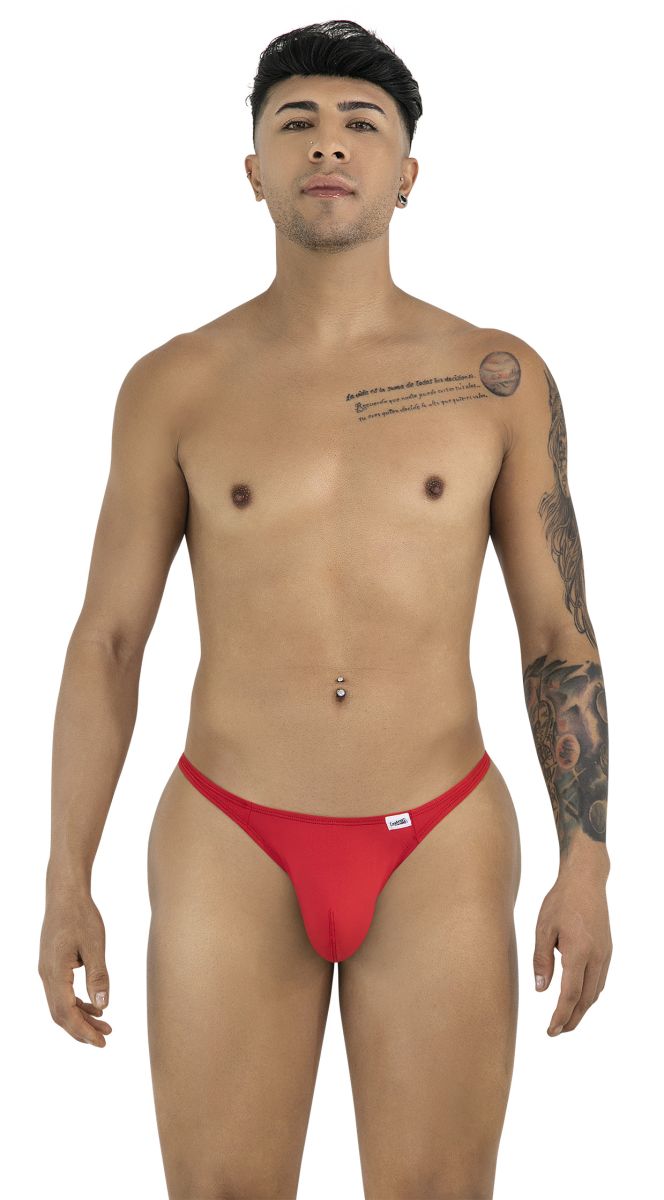 CandyMan 99930 Male Simple & Sleek Thongs Red