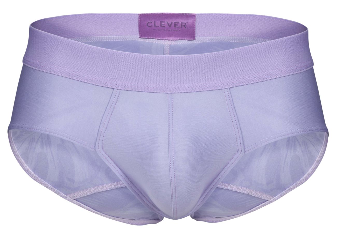 Clever 1776 Venecia Mens Comfortable Soft Briefs Lilac