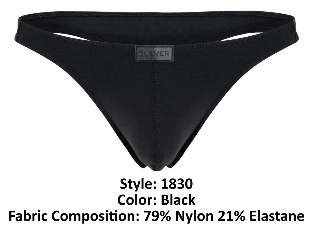 Clever 1830 Desirable Mens Barley There Thongs Black