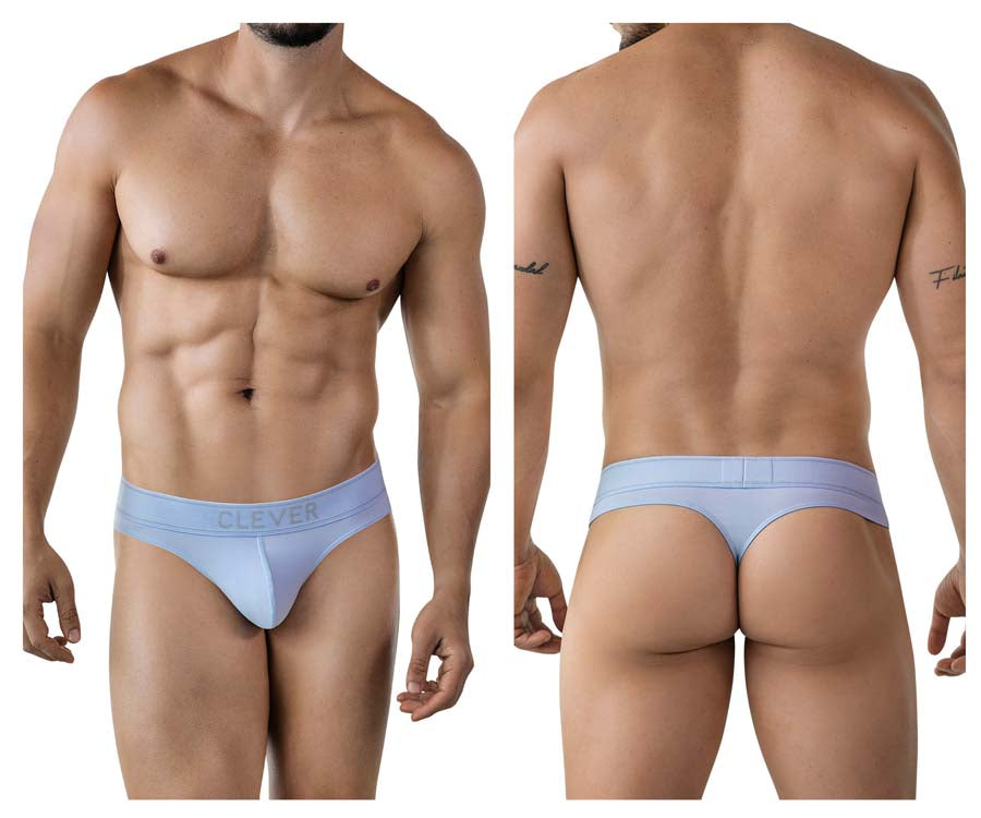 Clever 2008 Raw Mens Sleek Form Fitting Thong Light Blue