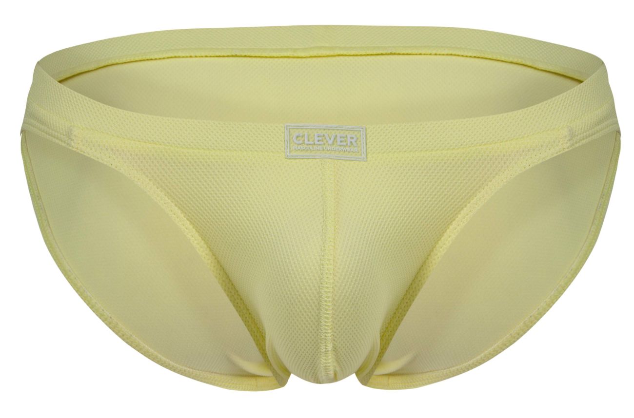Clever 2014 Reto Mens Smooth Lightweight Briefs Light Yellow