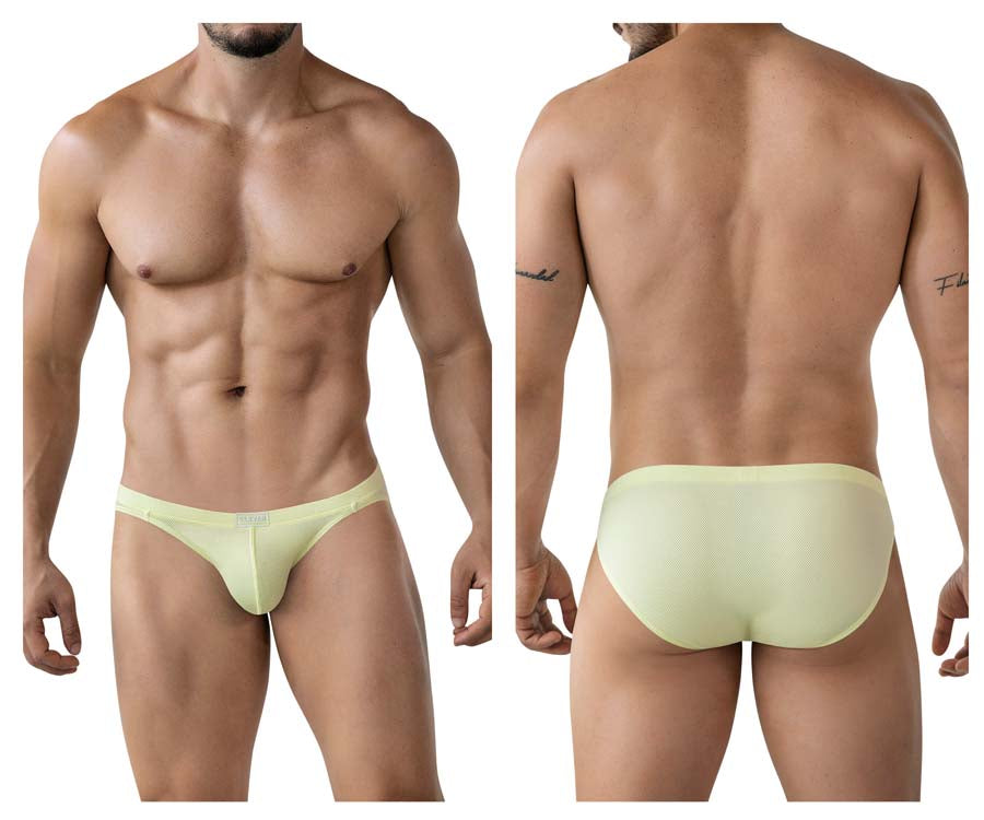 Clever 2014 Reto Mens Smooth Lightweight Briefs Light Yellow