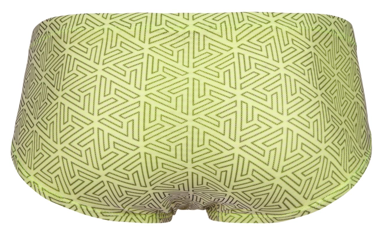 Clever 2017 Mens Stretchy Neon Briefs Green