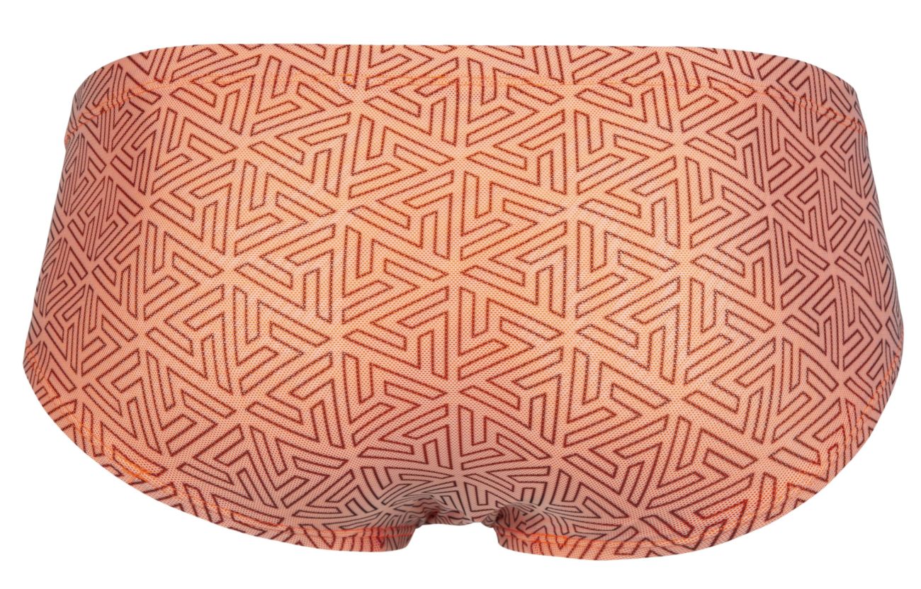 Clever 2017 Mens Stretchy Neon Briefs Orange