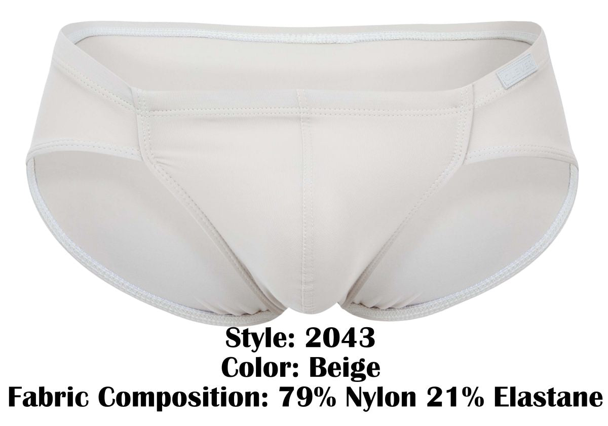 Clever 2043 Mendoza Mens Supportive & Sexy Briefs Beige