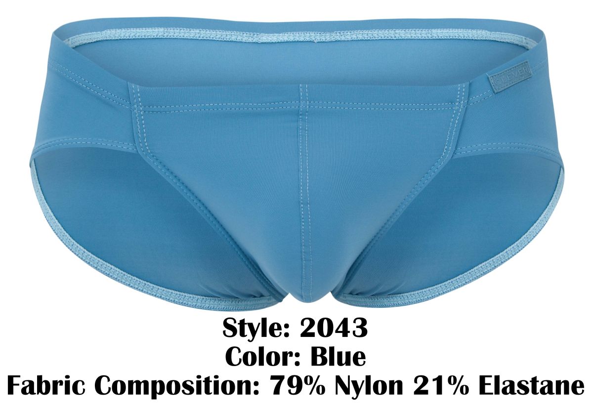 Clever 2043 Mendoza Mens Supportive & Sexy Briefs Blue
