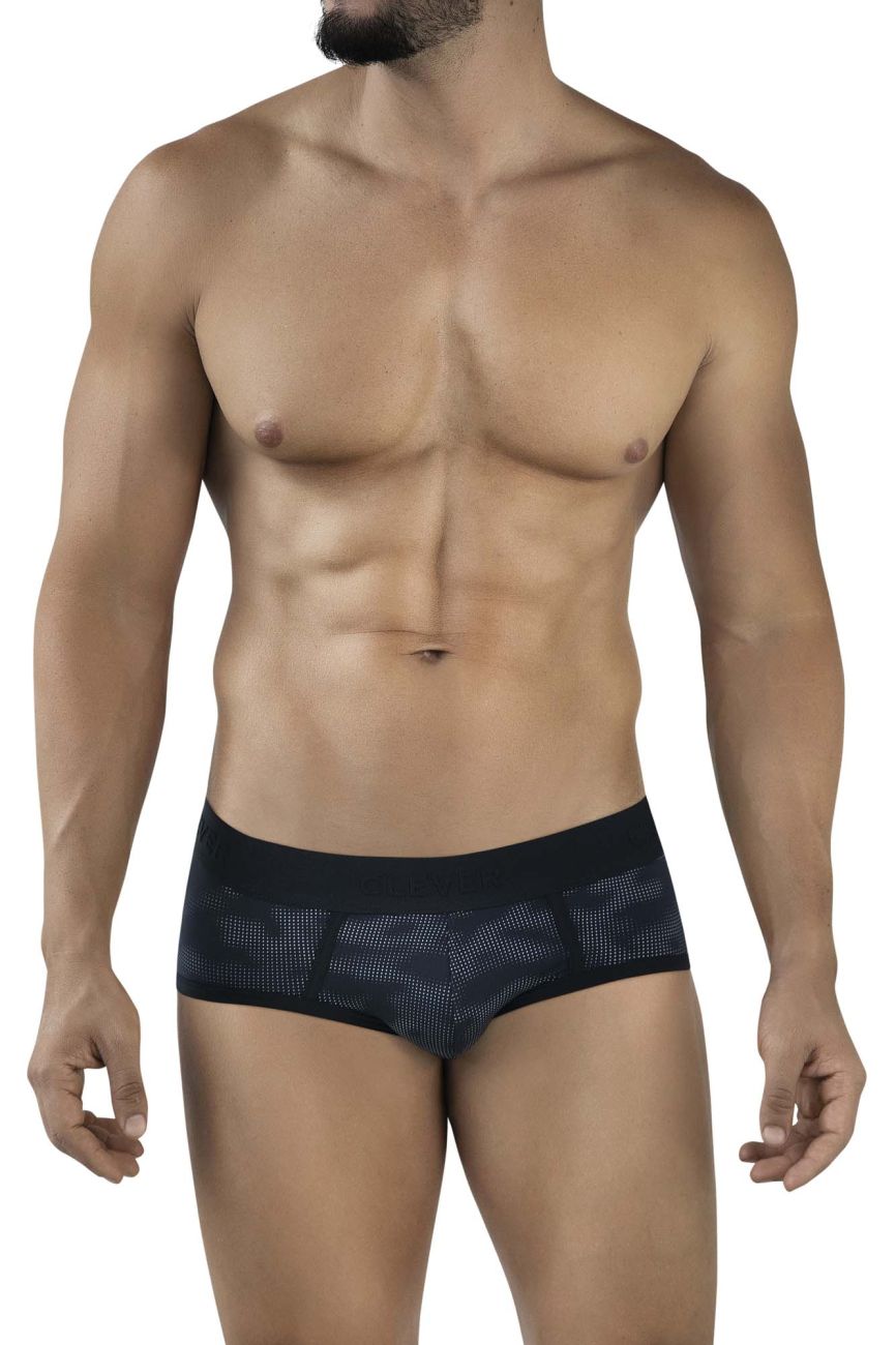 Clever 2053 Mens Stealthy Style All Day Comfort Briefs Black