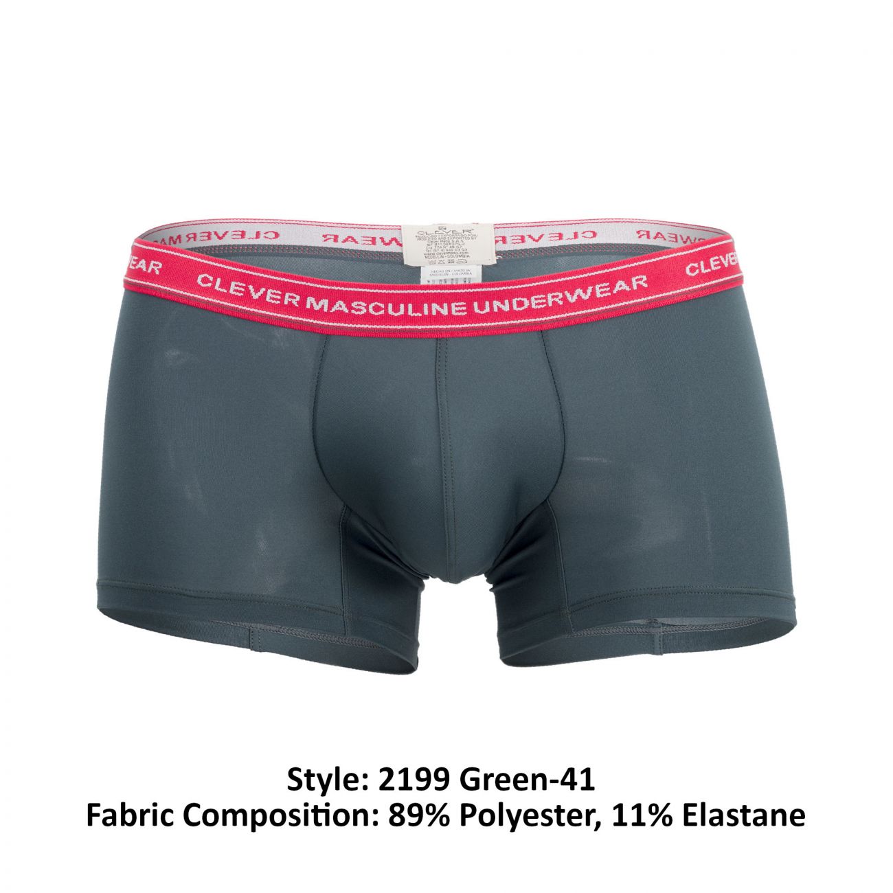 Clever 2199 Limited Edition Boxer Briefs Trunks Green