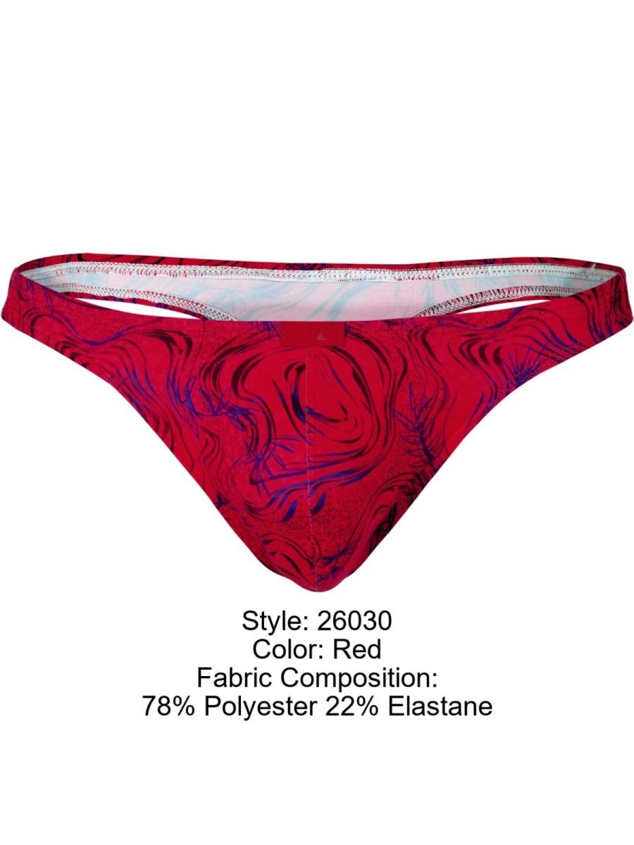 26030 Helion Male Daily Essentials Perfect Balance Thongs Red
