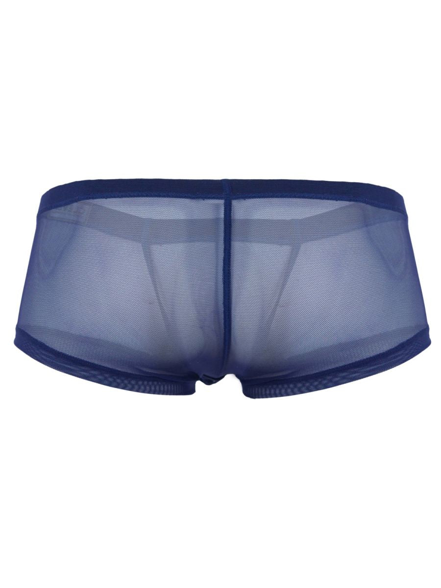 Clever 26067 3PK Australian Latin Mens Sheer Mesh Trunks Multi-Coloured