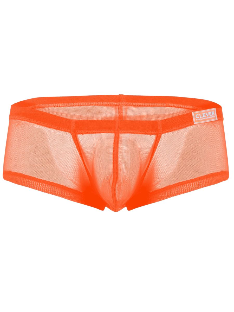 Clever 26067 3PK Australian Latin Mens Sheer Mesh Trunks Multi-Coloured