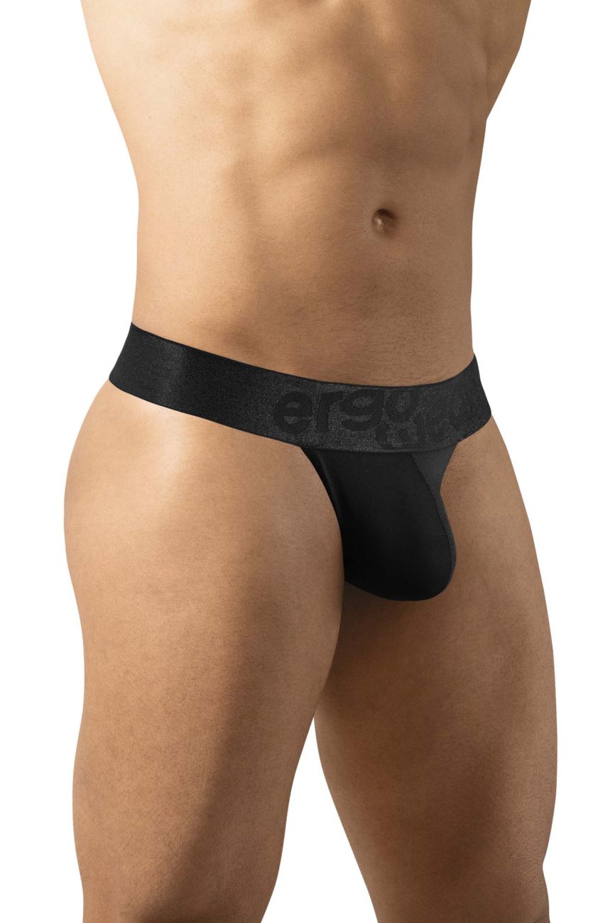 ErgoWear EW1746 MAX BOLD Male Stretchy Sleek Thong Black