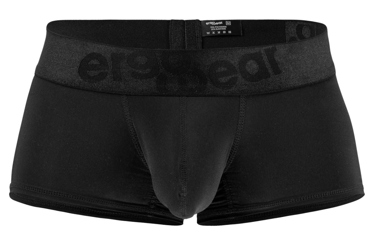 ErgoWear EW1748 MAX BOLD Mens Crafted for Comfort Trunks Black