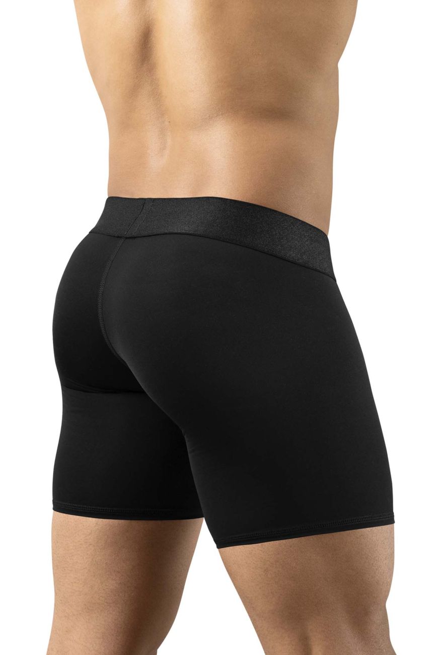 ErgoWear EW1749 MAX BOLD Mens Sleek & Comfortable Boxer Briefs Black