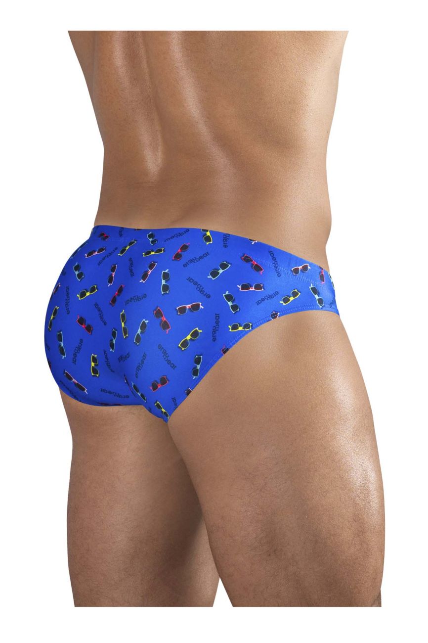 ErgoWear EW1764 FEEL SW Sunglasses Print Swim Briefs Blue