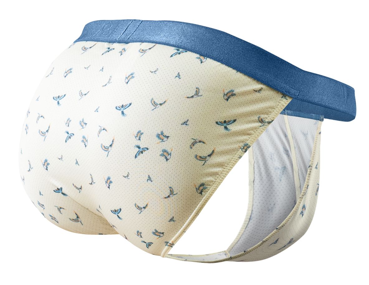 ErgoWear EW1769 SLK SE Male Comfortable Bikini Vanilla Birds