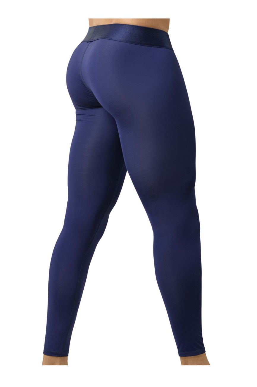 ErgoWear EW1782 MAX BOLD Male Athletic Leggings Dark Blue