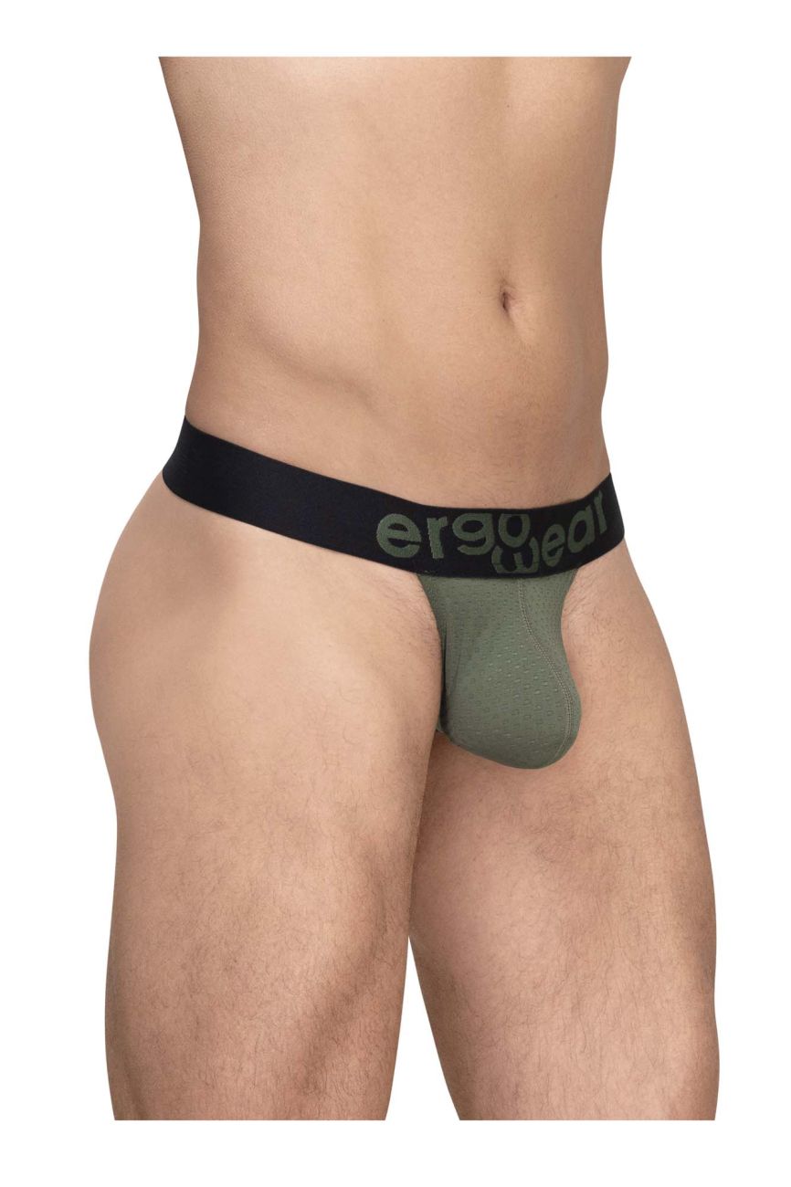 ErgoWear EW1785 MAX FLOW Mens Sleek G-String Dark Green