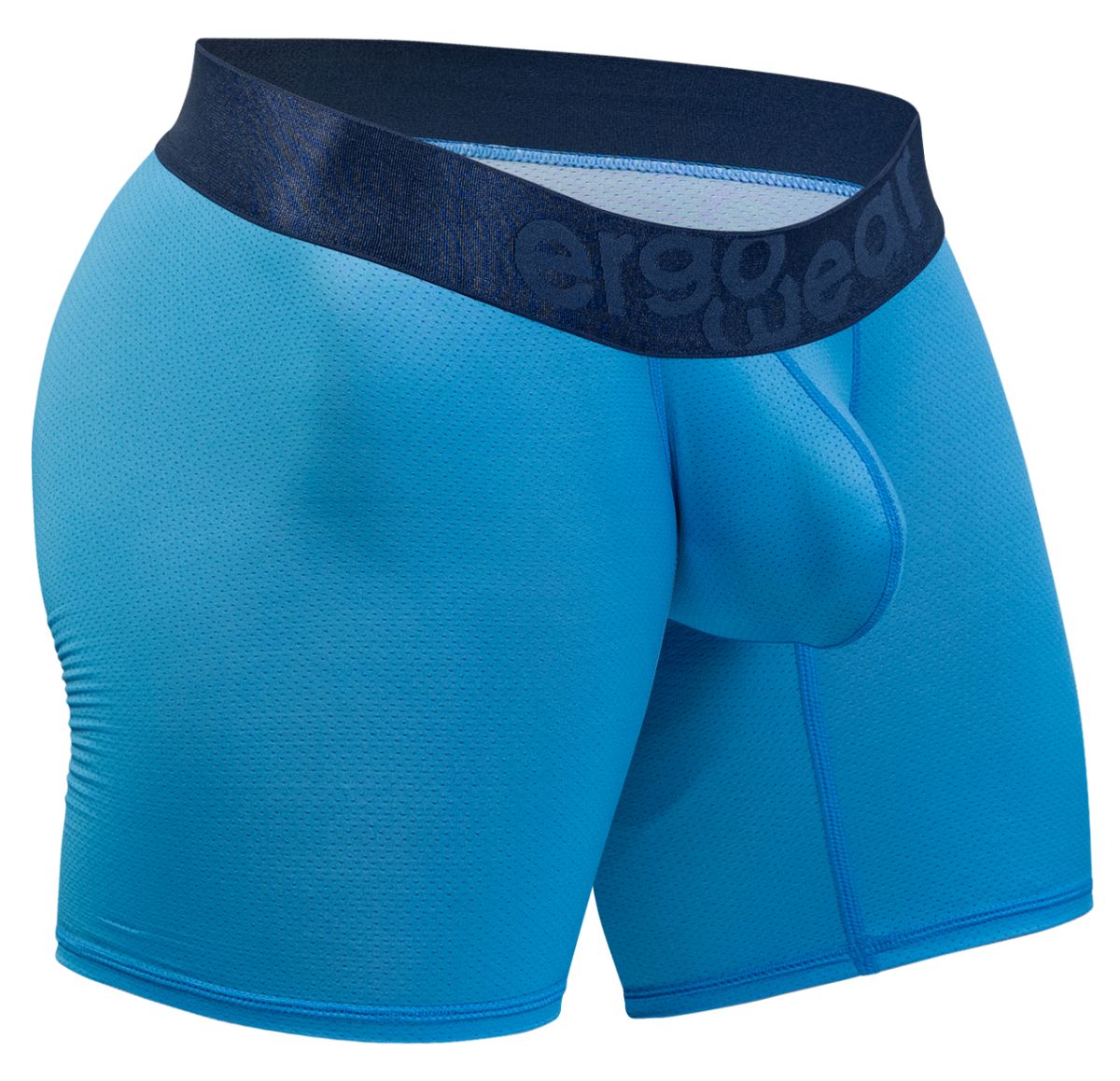 ErgoWear EW1823 MAX BOLD SE Mens Long Leg Boxer Briefs Blue