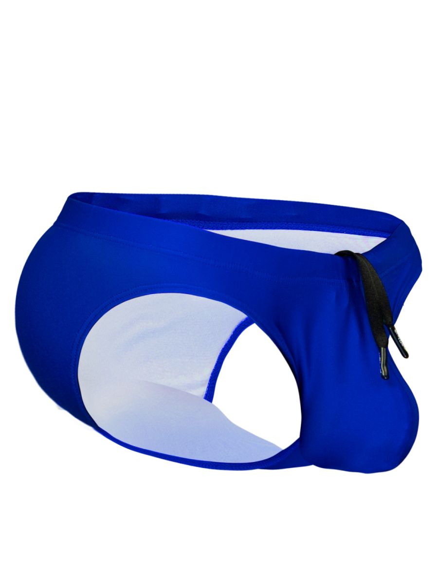 ErgoWear EW1835 Performance 4-Way Male Stretch Swim Bikini Electric Blue