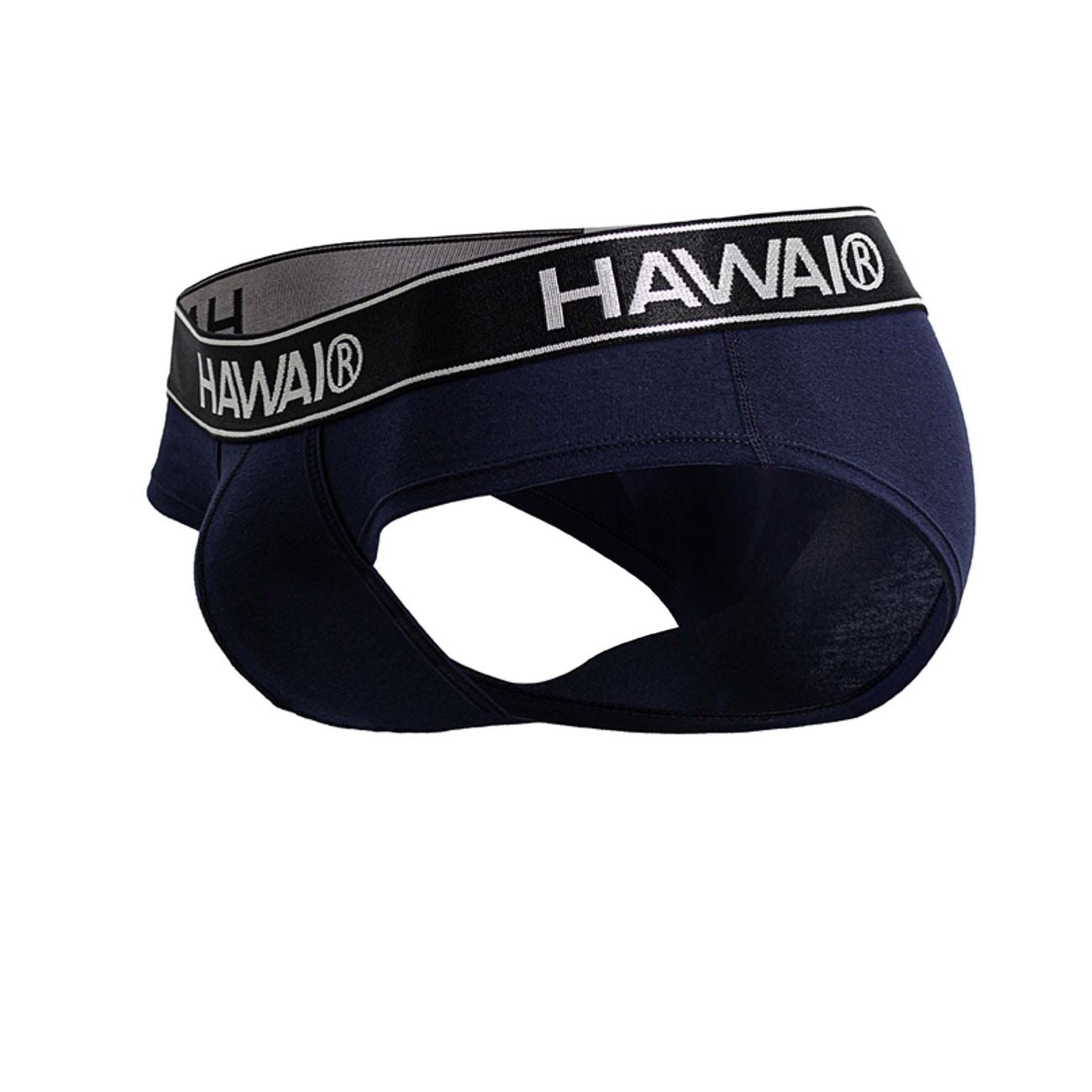 HAWAIR 41962 Cotton Blend Male Comfortable Briefs Dark Blue