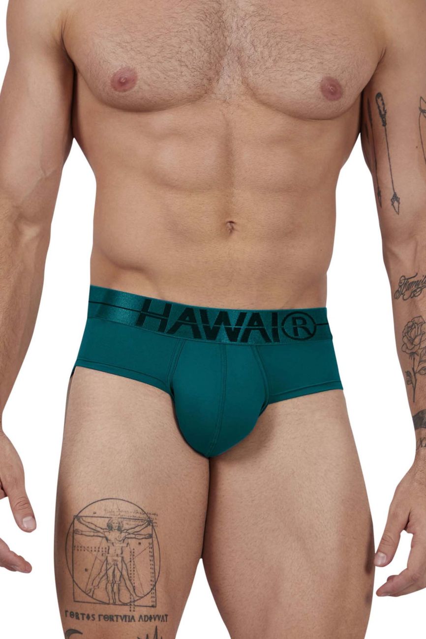 HAWAIR 41963 Microfiber Briefs for Men Green