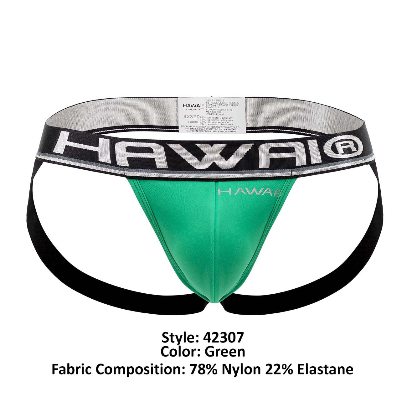 HAWAI 42307 Microfiber Jockstrap Green