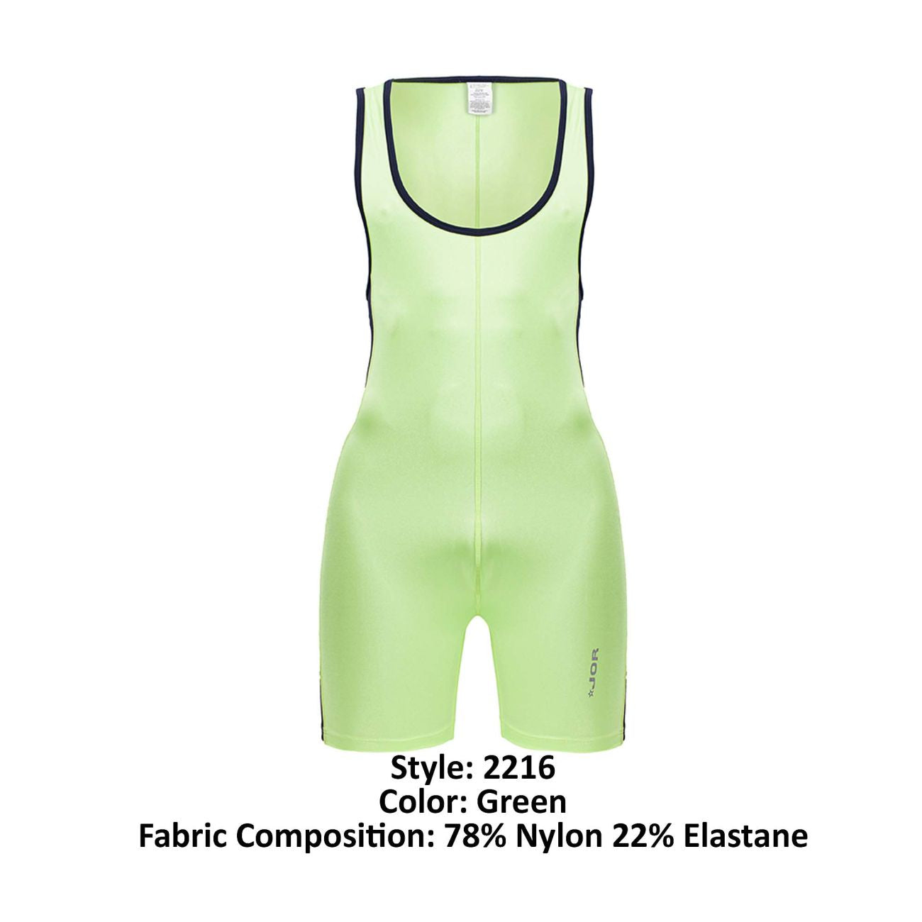 JOR 2216 Fighter Bodysuit Green