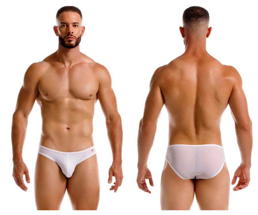 JOR 2241 Origin Male Seductive Bikini Briefs White