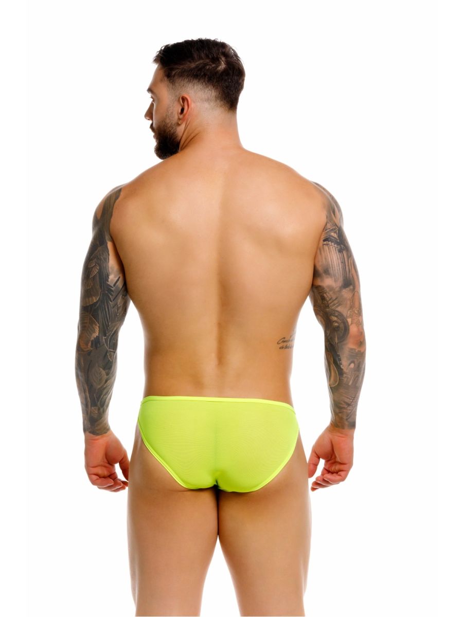JOR 2353 Origin Mens Minimal Sleek Bikini Neon Green Plus Sizes