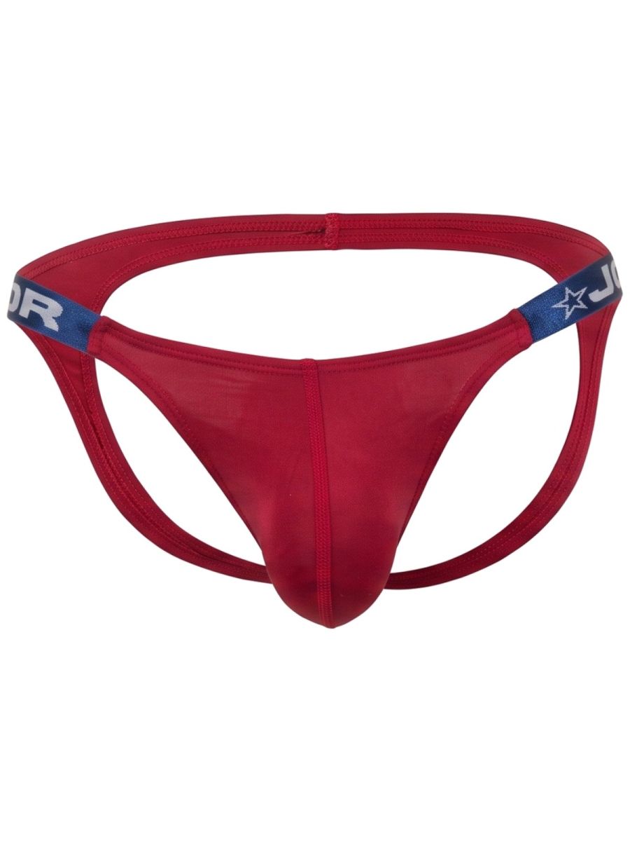 JOR 2458 Eros Mens Ergnomic Support Jockstrap Wine Plus Sizes