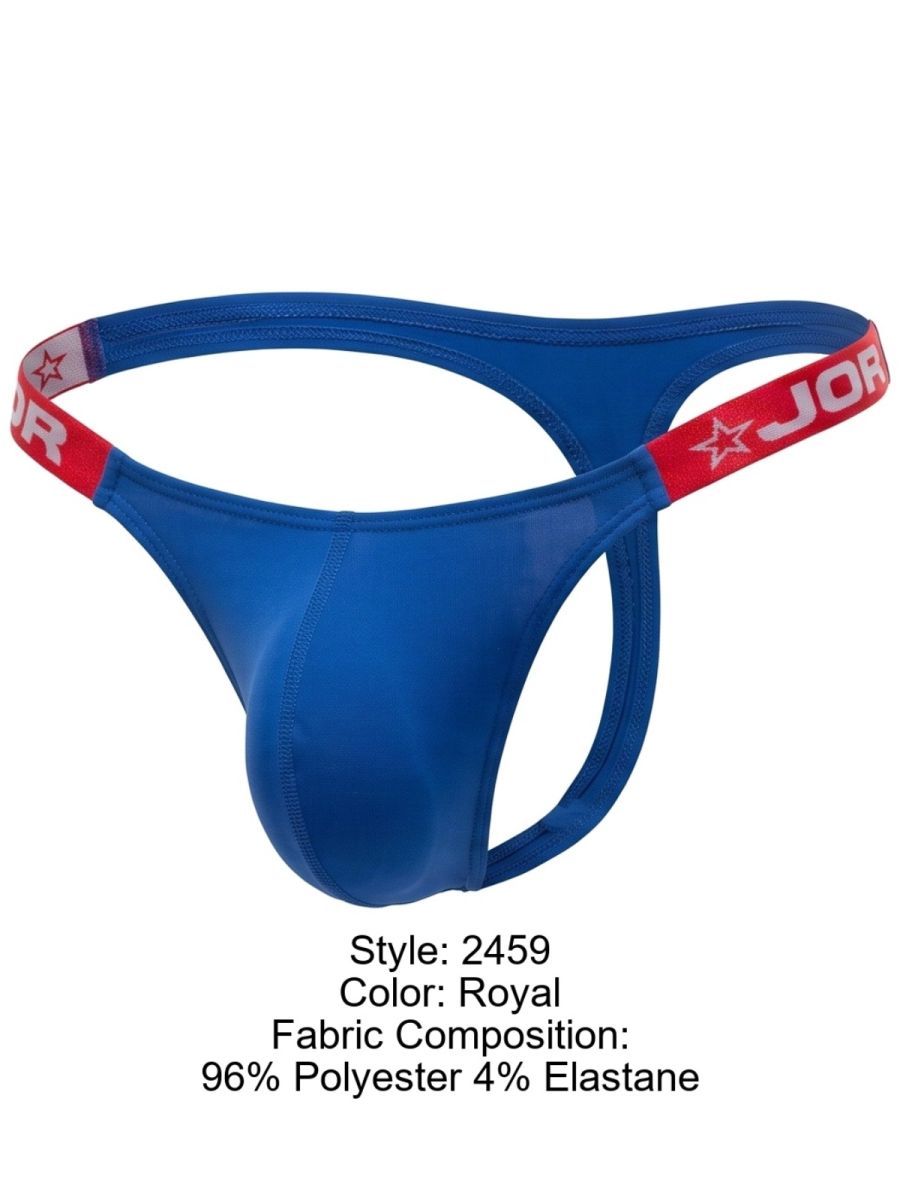 JOR 2459 Eros Mens Ultimate Confidence & Modern Style Thongs Royal Plus Sizes