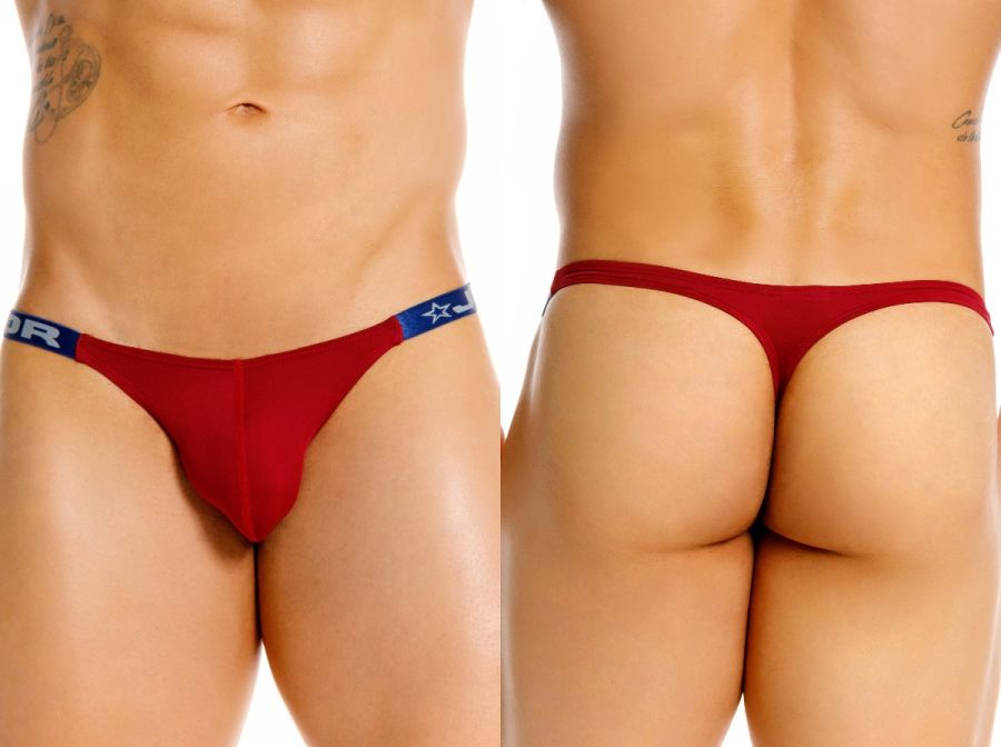 JOR 2459 Eros Mens Ultimate Confidence & Modern Style Thongs Wine Plus Sizes