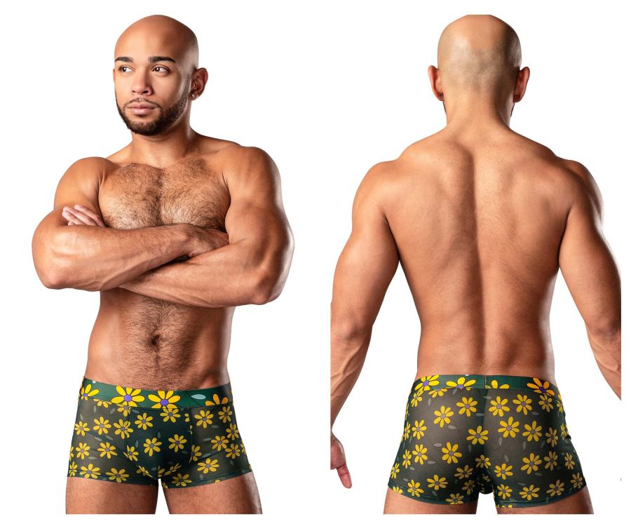 Male Power 145-285 Petal Power Pouch Short Daisy Print