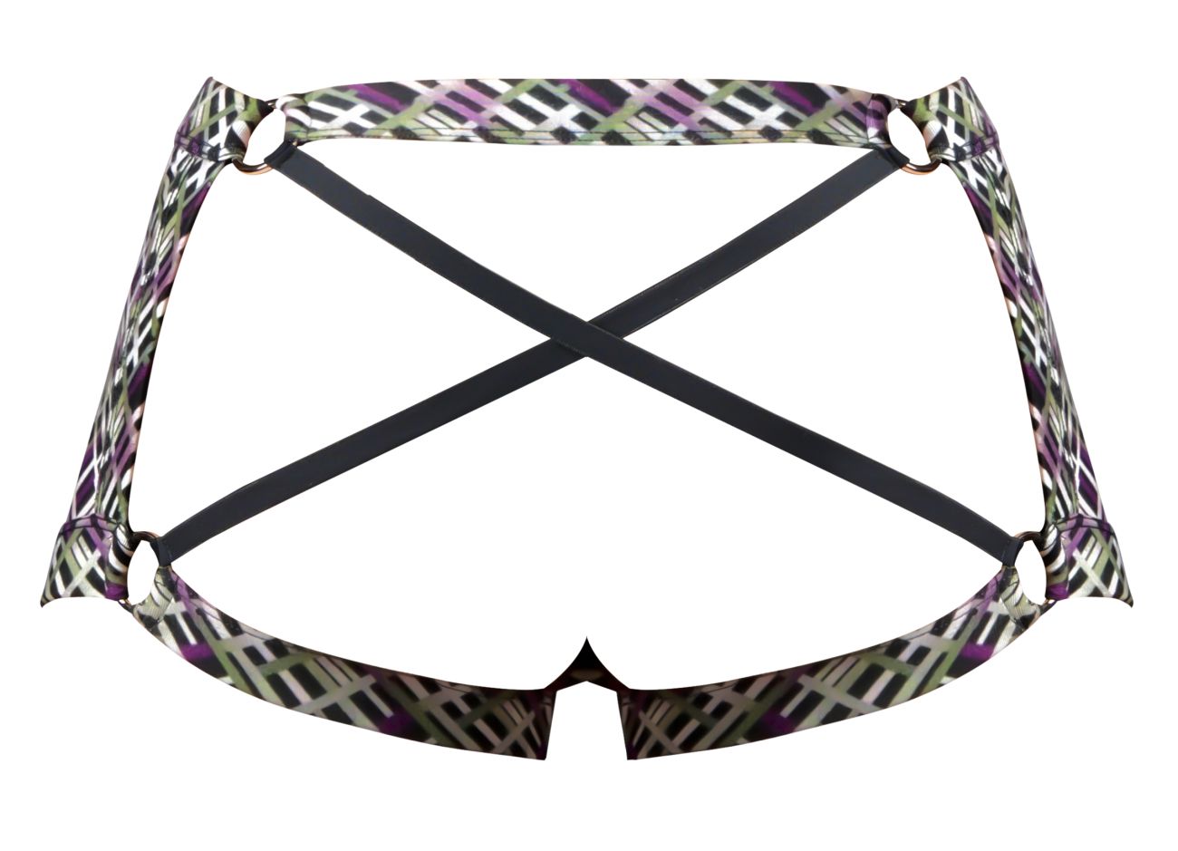 Male Power 148-303 Gridlocked Strappy Back Short