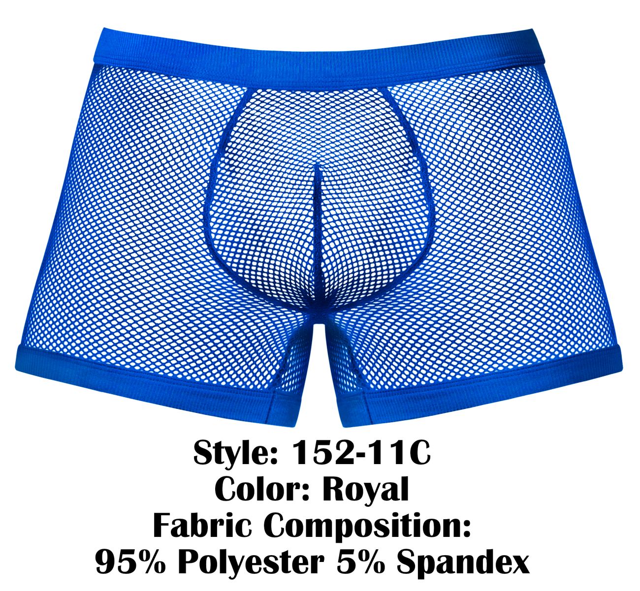 Male Power 152-11C Fishnet 2 Pouch Short